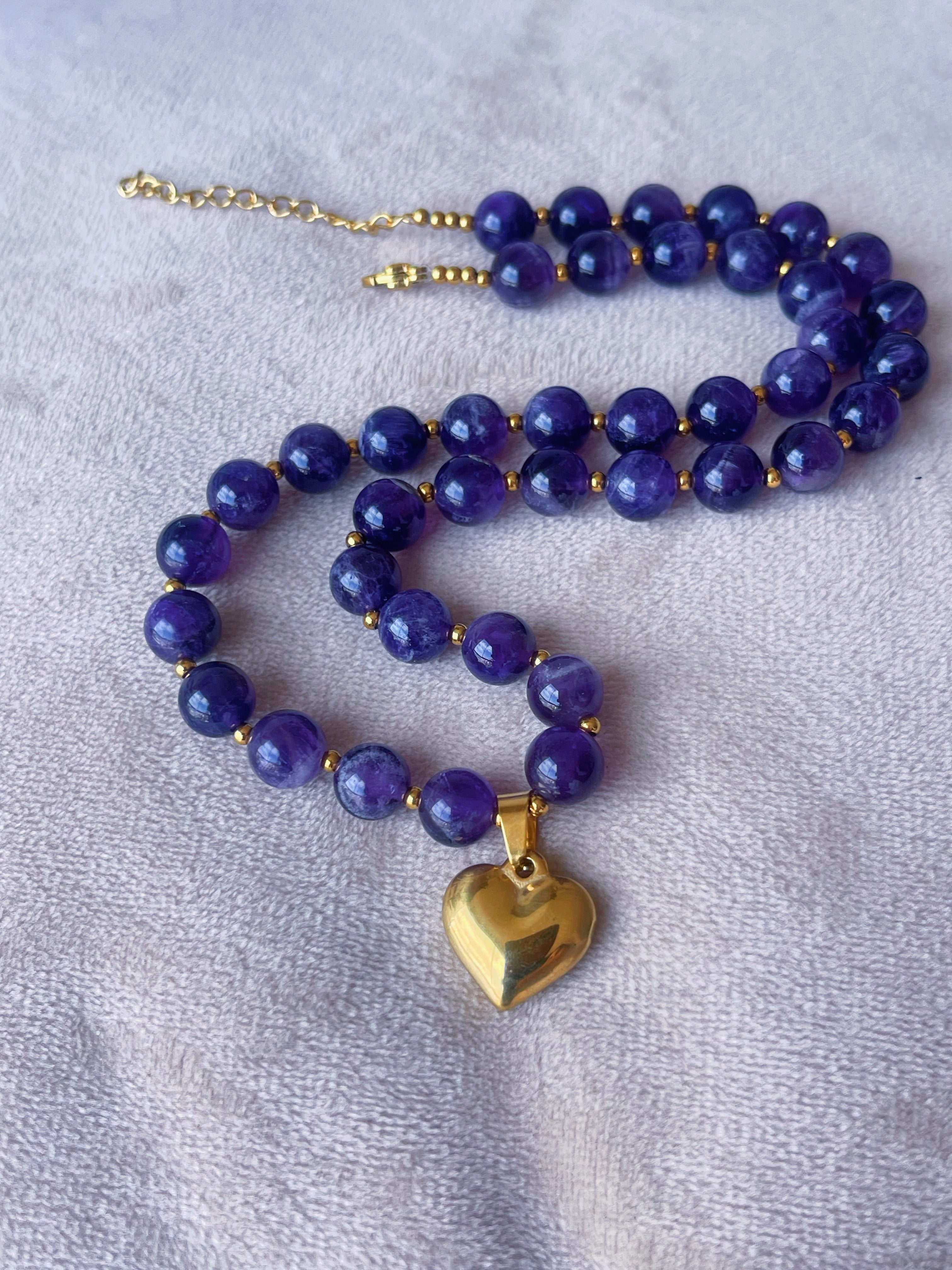 Collar Amatista 8mm