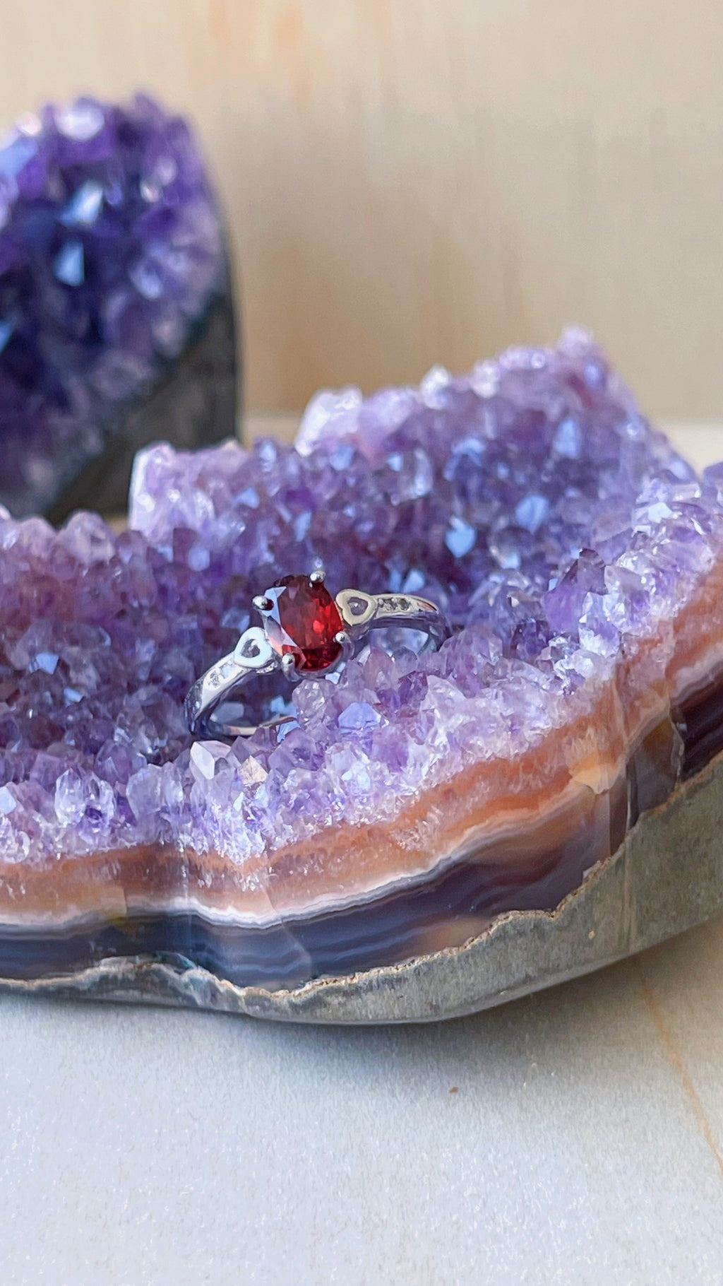 Anillo Granate