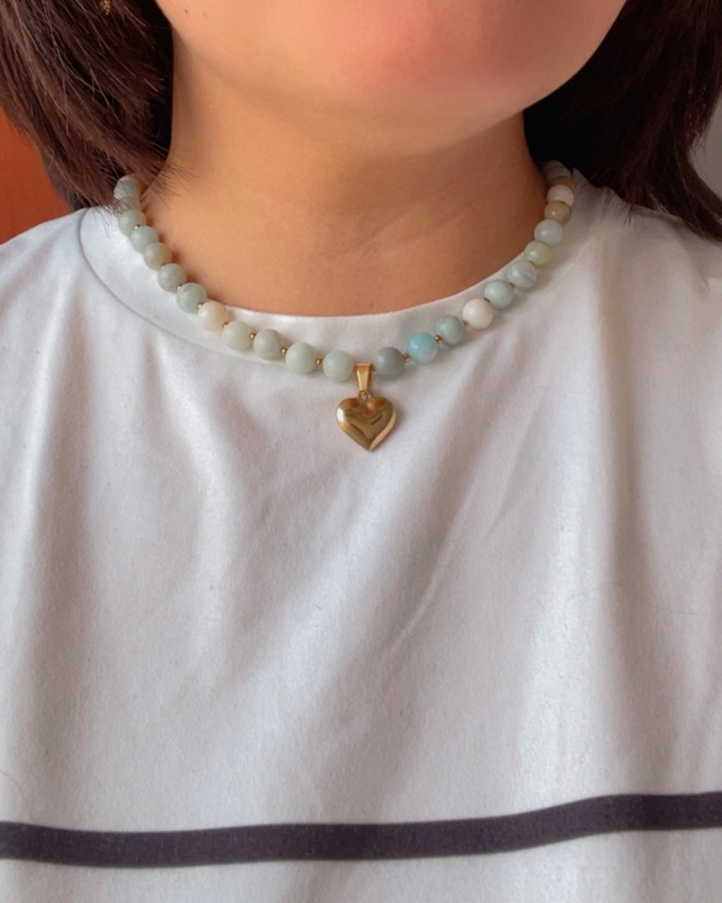 Collar Amazonita 8mm