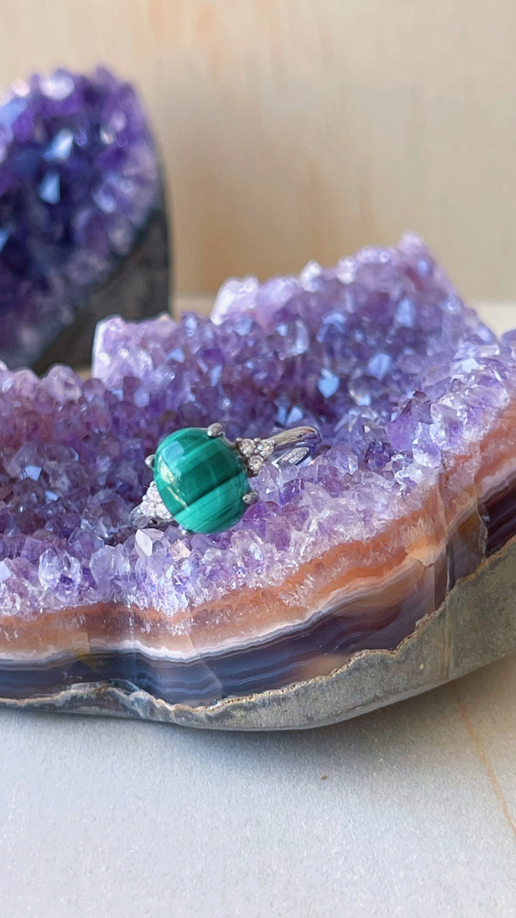 Anillo Malaquita