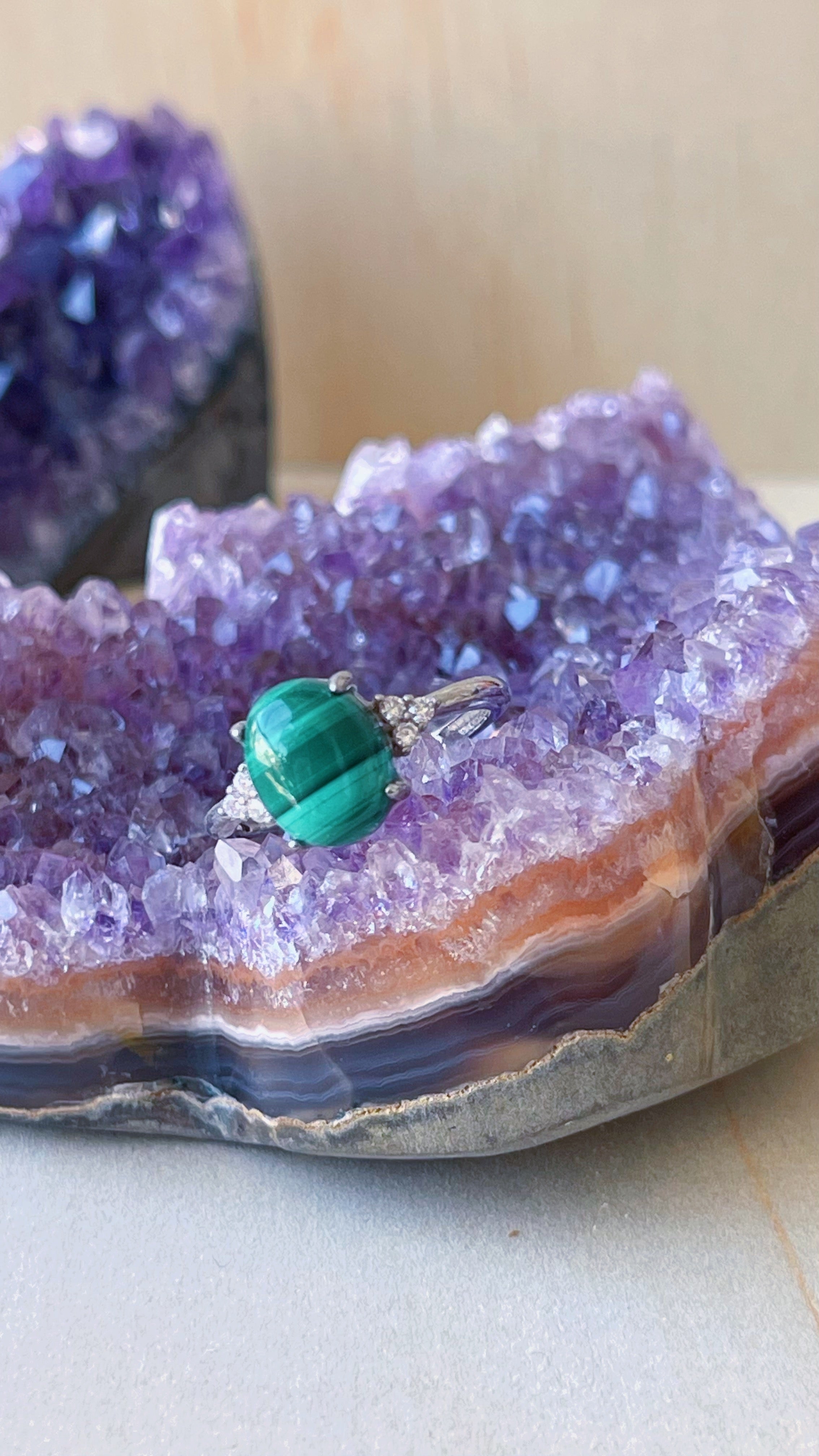 Anillo Malaquita