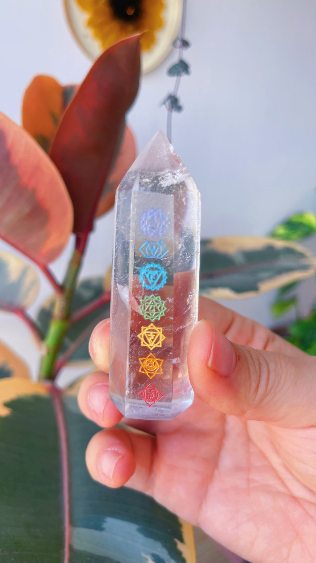 Obelisco de Cristal 7 chakras
