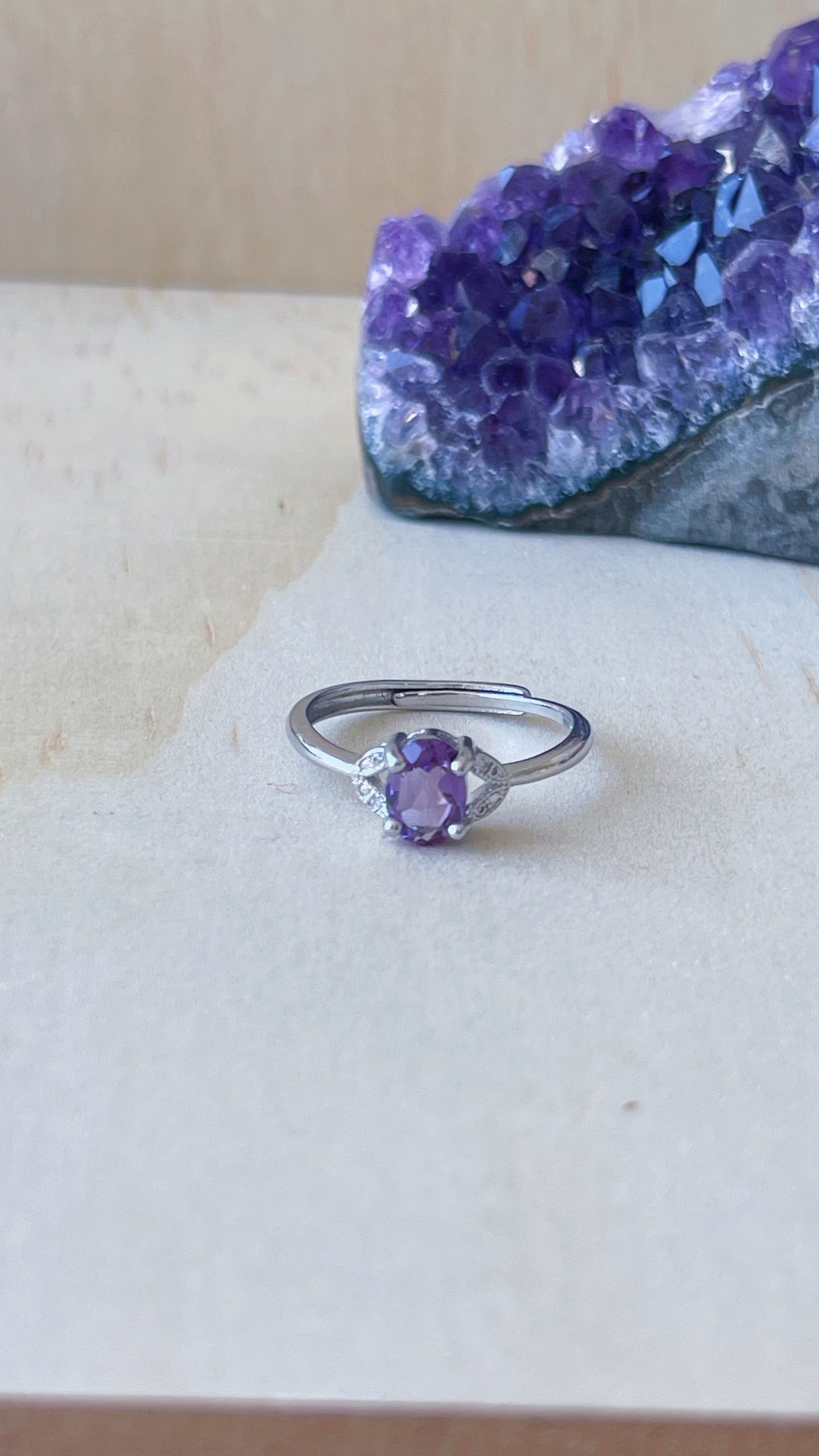 Anillo Amatista