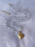 Collar Cuarzo Cristal 8mm