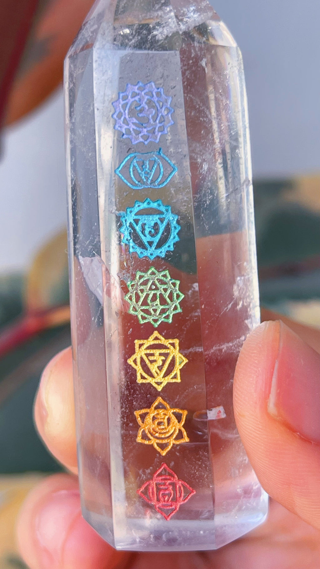 Obelisco de Cristal 7 chakras