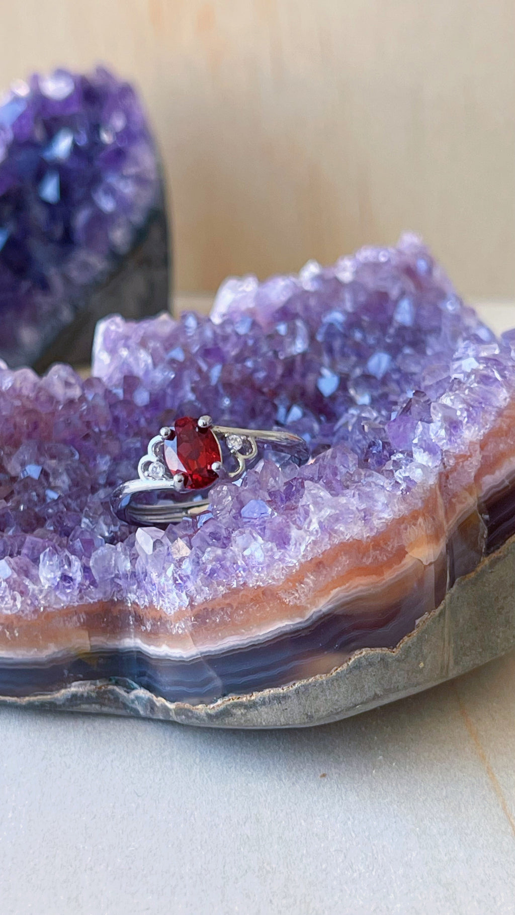 Anillo Granate