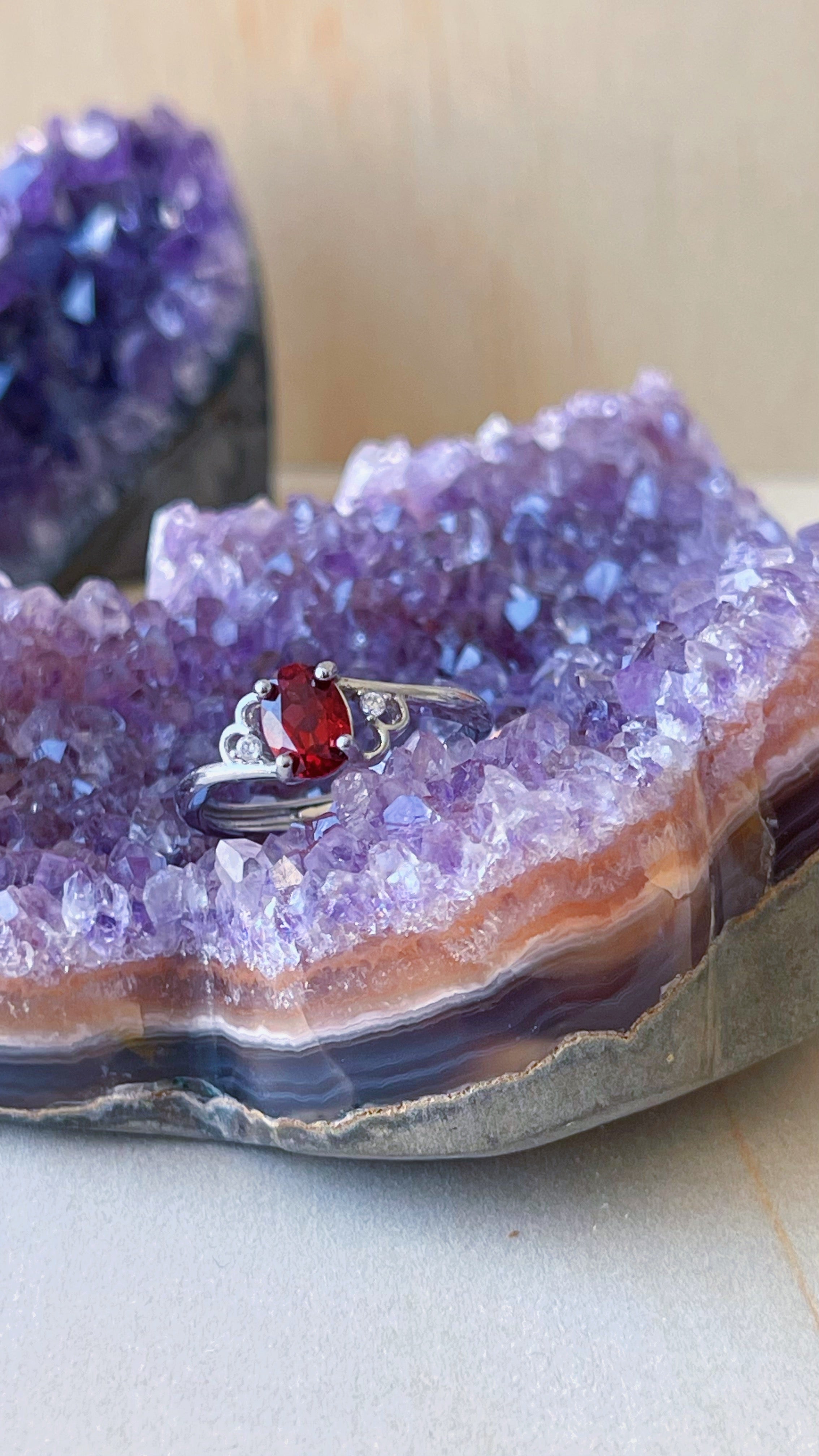 Anillo Granate