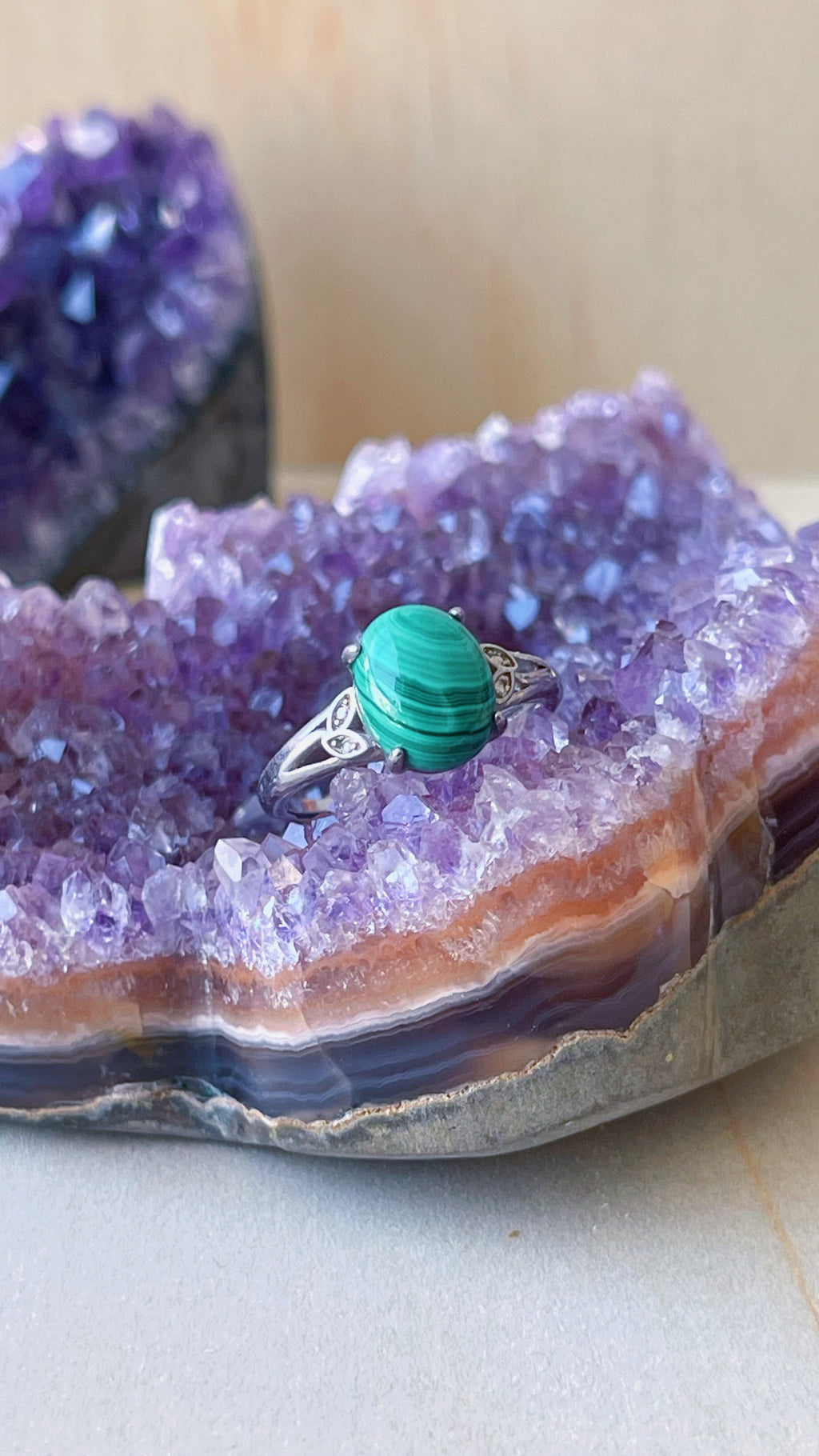 Anillo Malaquita