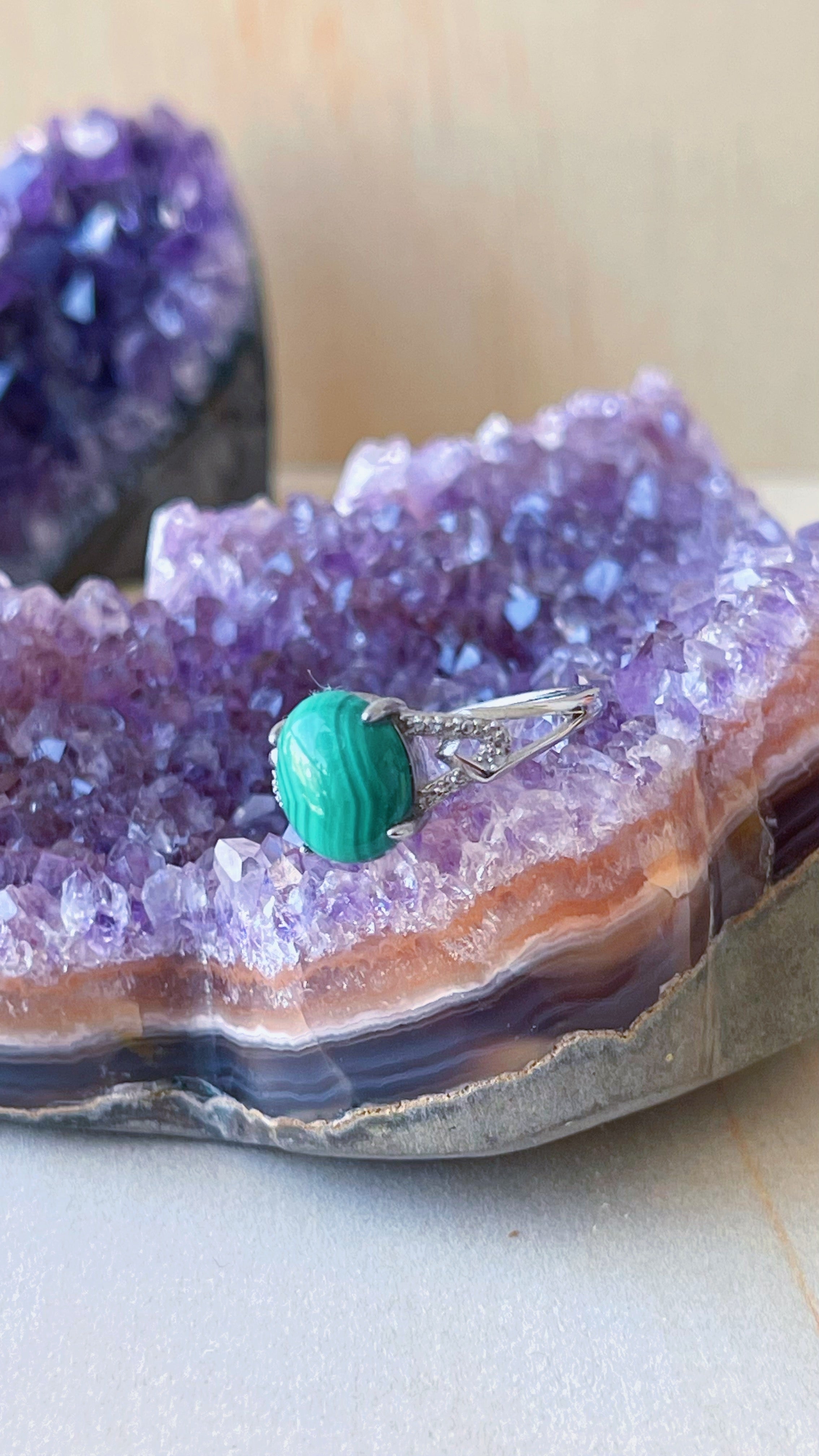 Anillo Malaquita